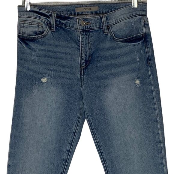 Joe’s Light Wash Distressed Raw Hem Straight Leg Jeans| Size 29 - Picture 4 of 9